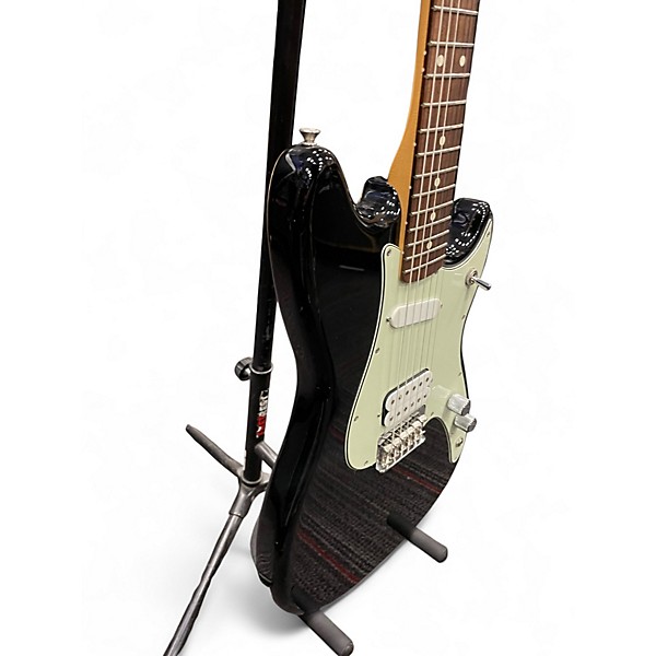 Used 2016 Fender Duo Sonic HS Black Solid Body Electric Guitar