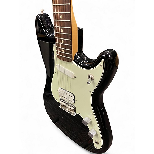 Used 2016 Fender Duo Sonic HS Black Solid Body Electric Guitar