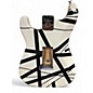 Used Charvel EVH ART SERIES WHITE/BLACK STRIPE Solid Body Electric Guitar
