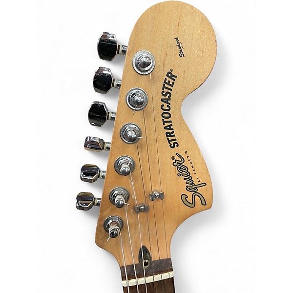 Used Squier Standard Stratocaster 2 Color Sunburst Solid Body Electric Guitar