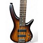 Used Ibanez SR505 5 String Natural Electric Bass Guitar