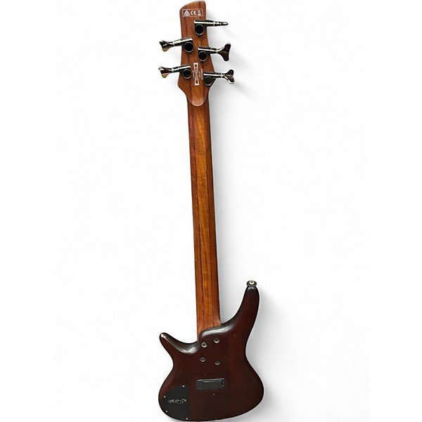 Used Ibanez SR505 5 String Natural Electric Bass Guitar