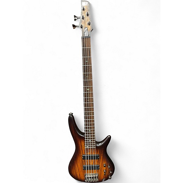 Used Ibanez SR505 5 String Natural Electric Bass Guitar