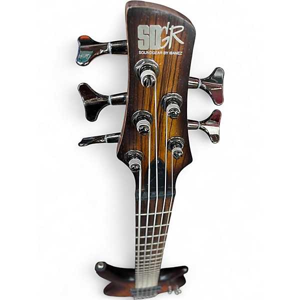 Used Ibanez SR505 5 String Natural Electric Bass Guitar