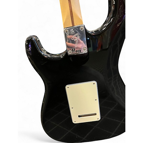 Used Fender Player Stratocaster Black Solid Body Electric Guitar