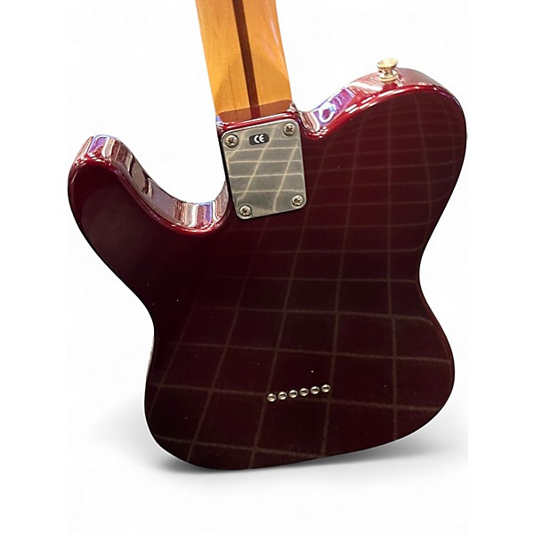 Used Fender Telecaster Burgundy Solid Body Electric Guitar
