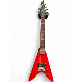 Used First Act ME276 Mini V Candy Apple Red Solid Body Electric Guitar