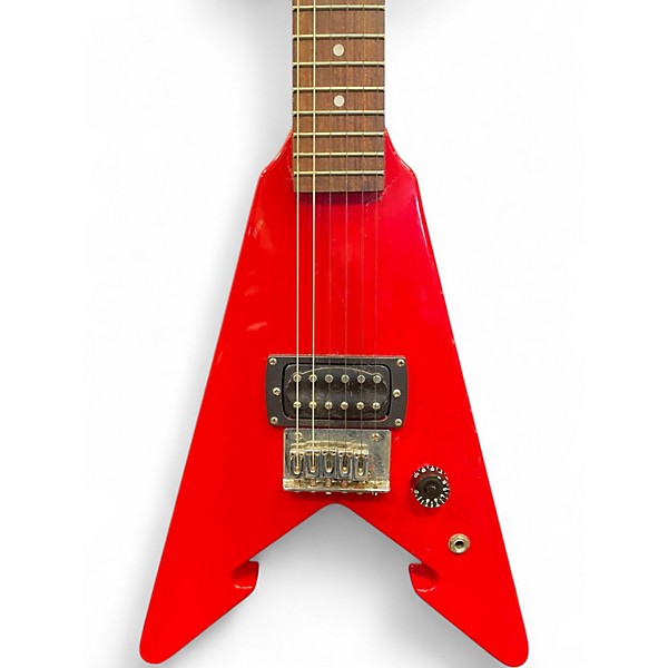 Used First Act ME276 Mini V Candy Apple Red Solid Body Electric Guitar