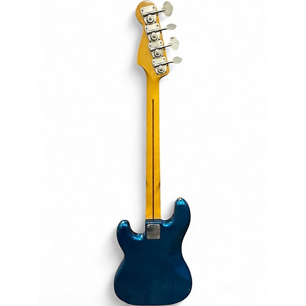 Vintage 1980s Fender PRECISION  Blue Electric Bass Guitar