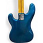 Vintage 1980s Fender PRECISION  Blue Electric Bass Guitar