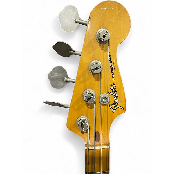 Vintage 1980s Fender PRECISION  Blue Electric Bass Guitar