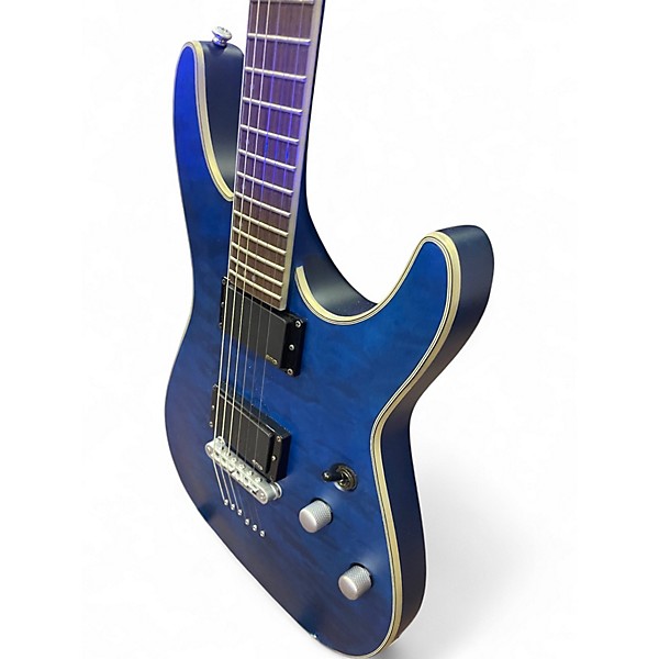Used Schecter Guitar Research C1 Platinum Baltic Blue Solid Body Electric Guitar