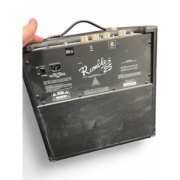 Used Fender Rumble 25 25W 1x8 Bass Combo Amp