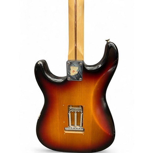 Used Fender Standard Stratocaster HSS 3 Color Sunburst Solid Body Electric Guitar