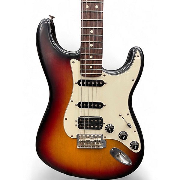 Used Fender Standard Stratocaster HSS 3 Color Sunburst Solid Body Electric Guitar