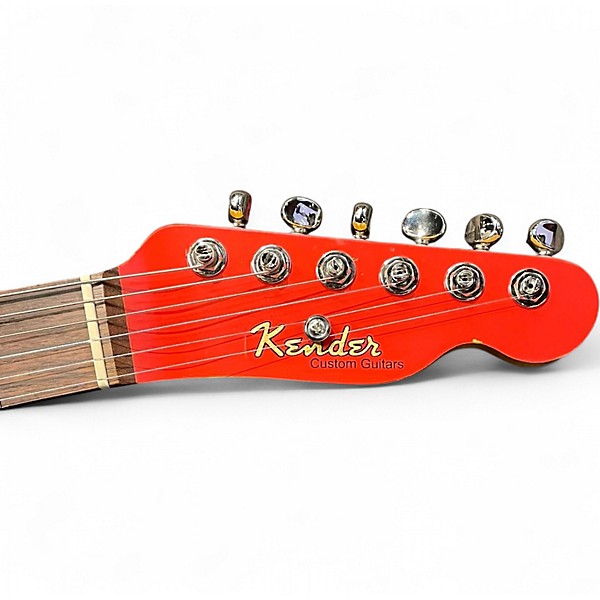 Used Partscaster Thinline HS Custom Fiesta Red Hollow Body Electric Guitar