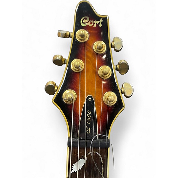 Used Cort CL1500 2 Tone Sunburst Hollow Body Electric Guitar