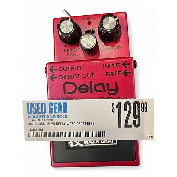 Used BOSS DM2W Delay Waza Craft Effect Pedal