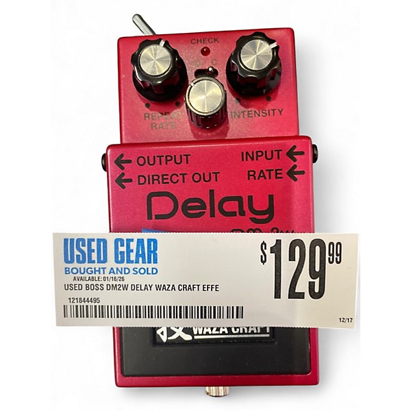 Used BOSS DM2W Delay Waza Craft Effect Pedal