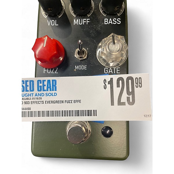 Used 903 Effects EVERGREEN FUZZ Effect Pedal