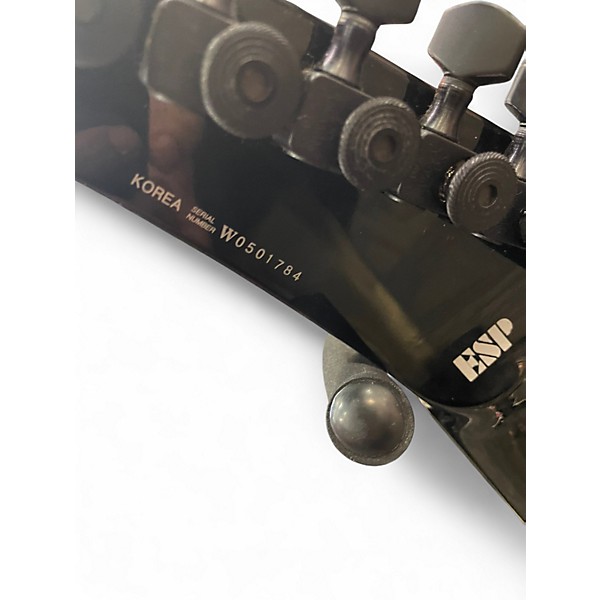 Used ESP LTD MH1000 Black Solid Body Electric Guitar