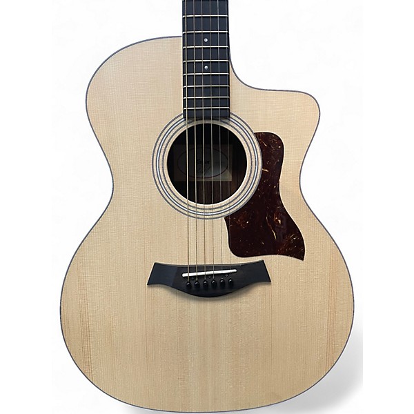 Used Taylor 214CE Natural Acoustic Electric Guitar
