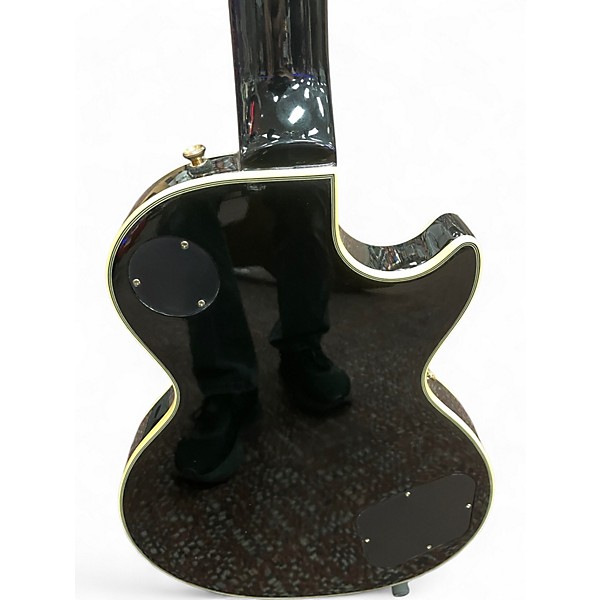 Used Epiphone Les Paul Custom Black Solid Body Electric Guitar