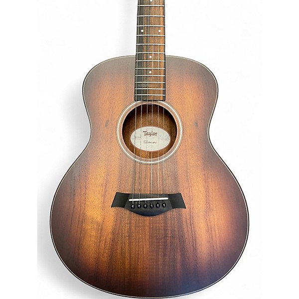 Used 2020 Taylor GS Mini-E Koa Natural Acoustic Electric Guitar