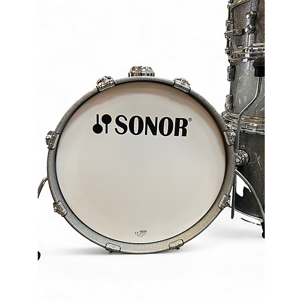 Used SONOR 4 Piece aq2 bop maple Titanium Quartz Drum Kit
