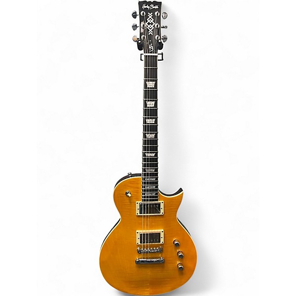 Used Harley Benton sc custom ii antique yellow Solid Body Electric Guitar
