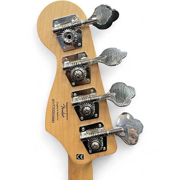 Used Squier Affinity Jazz Bass 2 Color Sunburst Electric Bass Guitar