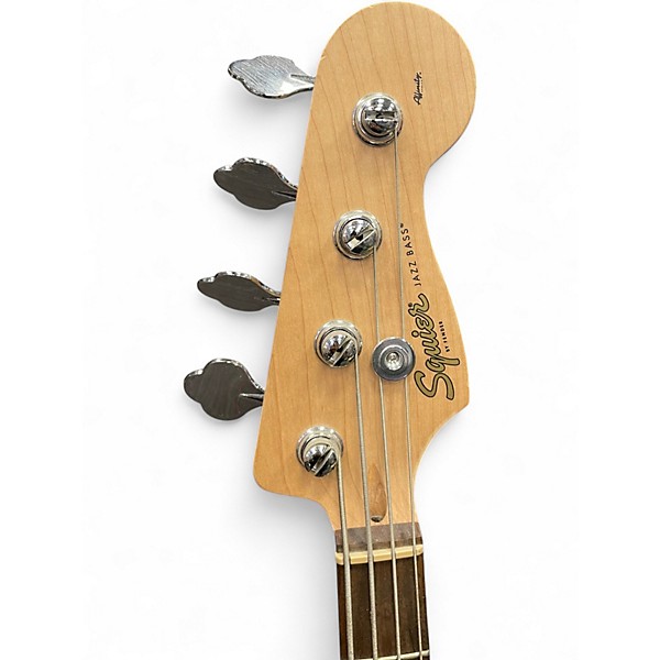 Used Squier Affinity Jazz Bass 2 Color Sunburst Electric Bass Guitar