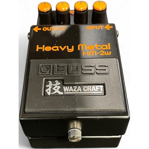 Used BOSS Waza Craft HM-2W Heavy Metal Distortion Effects Pedal Effect Pedal