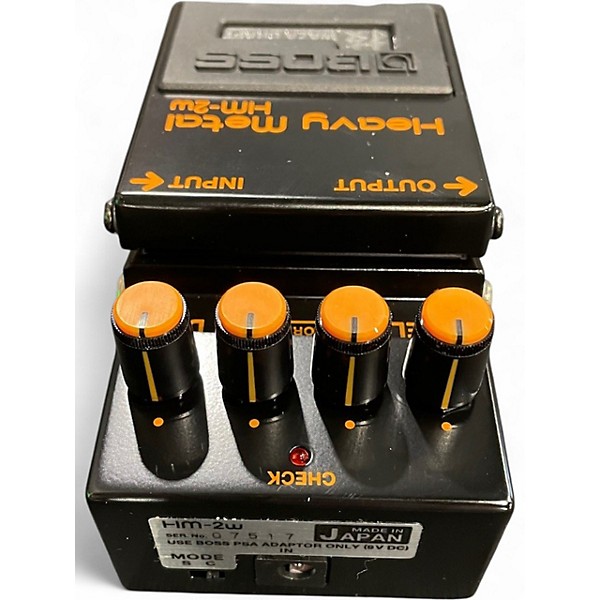 Used BOSS Waza Craft HM-2W Heavy Metal Distortion Effects Pedal Effect Pedal