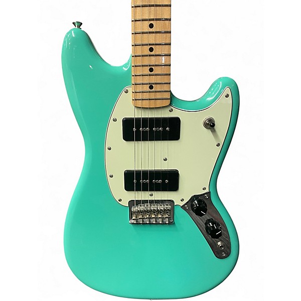 Used 2022 Fender Mustang 90 Seafoam Green Solid Body Electric Guitar