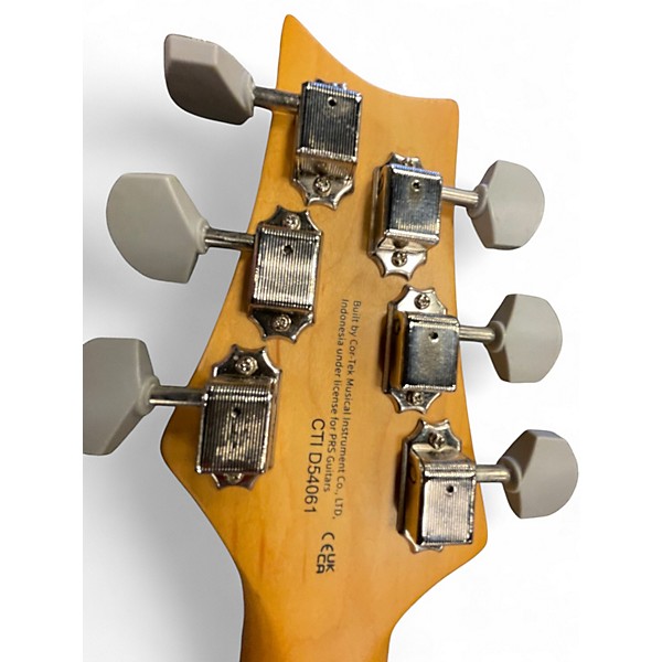 Used PRS SE Silver Sky DRAGON FRUIT Solid Body Electric Guitar