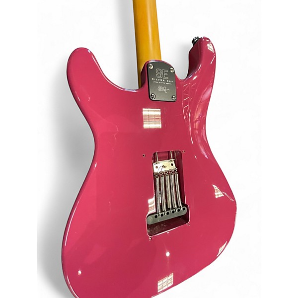 Used PRS SE Silver Sky DRAGON FRUIT Solid Body Electric Guitar