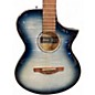 Used Ibanez AEWC400 Blue Sunburst Acoustic Electric Guitar thumbnail
