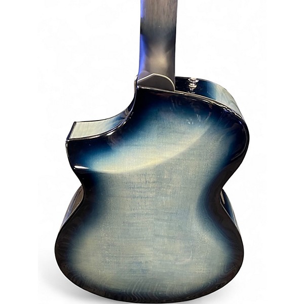 Used Ibanez AEWC400 Blue Sunburst Acoustic Electric Guitar