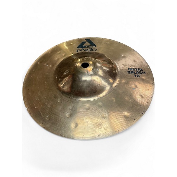 Used Paiste 10in Alpha Metal Splash Cymbal