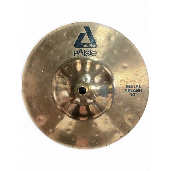 Used Paiste 10in Alpha Metal Splash Cymbal