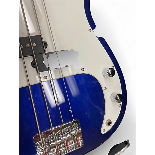 Used Squier Affinity Precision Bass Blue Sapphire Electric Bass Guitar