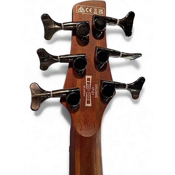 Used Ibanez SRC6MS Violin Burst Electric Bass Guitar