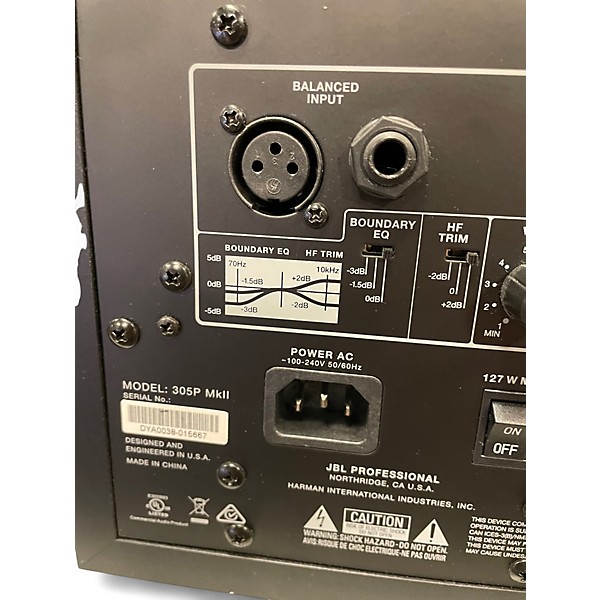 Used JBL 305p mkii pair Powered Monitor