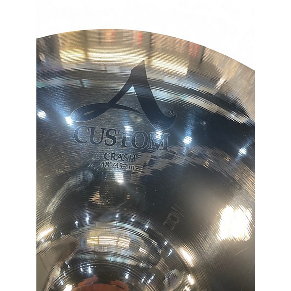 Used Zildjian 18in A Custom Crash Cymbal
