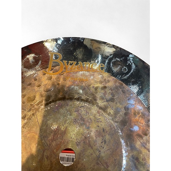 Used MEINL 10in BYZANCE DUAL SPALSH Cymbal