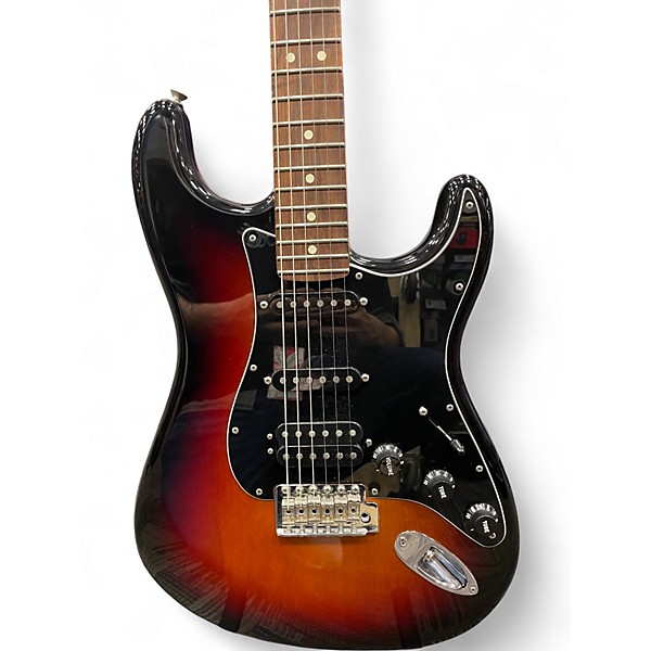 Used Fender American Performer Stratocaster HSS Tobacco Sunburst Solid Body Electric Guitar
