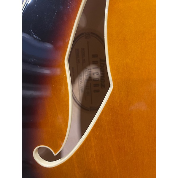 Used Ibanez AS73B Artcore 2 Color Sunburst Hollow Body Electric Guitar