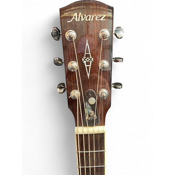Used Alvarez md70 Natural Acoustic Electric Guitar