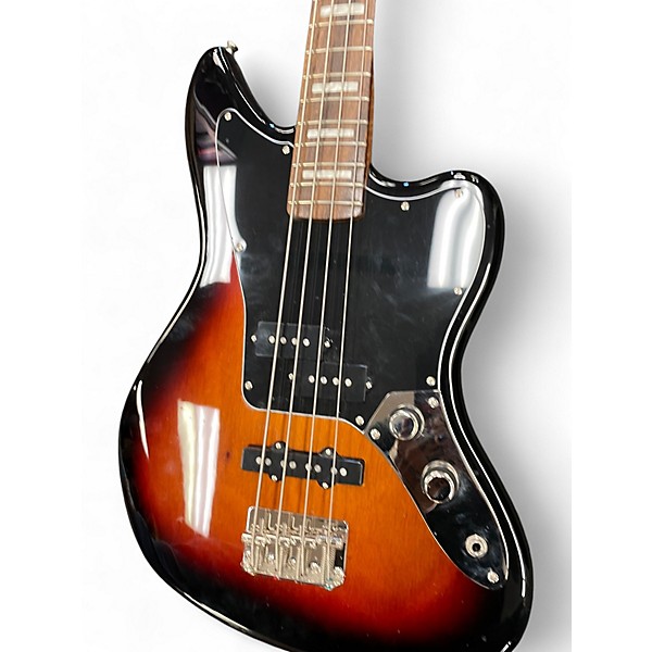 Used Squier Classic Vibe Jaguar 3 Color Sunburst Electric Bass Guitar